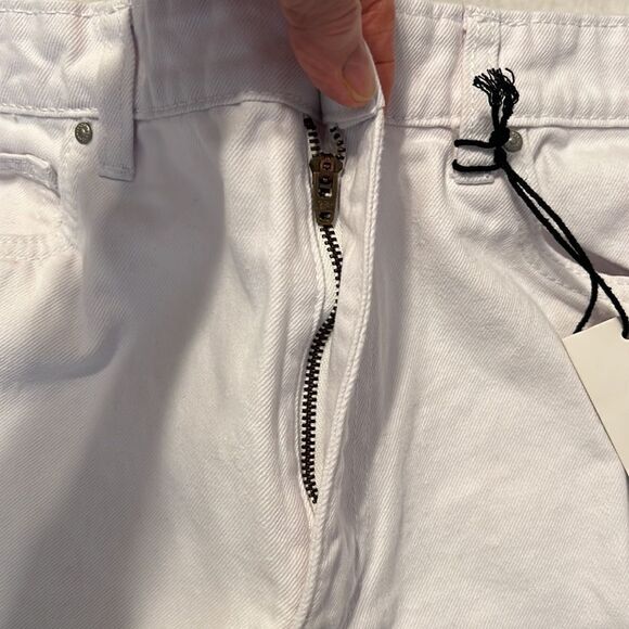 NWT Refuge sz 13 jr boyfriend relaxed high rise distressed ripped white jeans - Picture 7 of 17